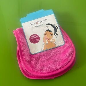 NIP Spa Savvy Pink Makeup Remover Cloth beauty makeup